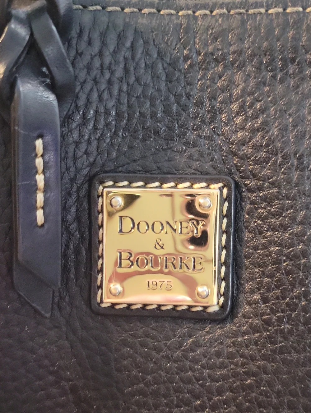 Dooney & Bourke Black Leather Backpack
